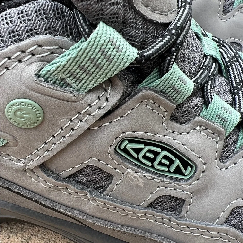 KEEN Targhee IV Waterproof Granite Green Hiking Shoes Women's Size 9 NWOB